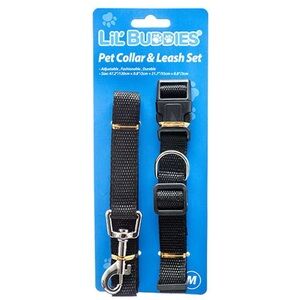 Lil' Buddies Pet Collar & Leash Set